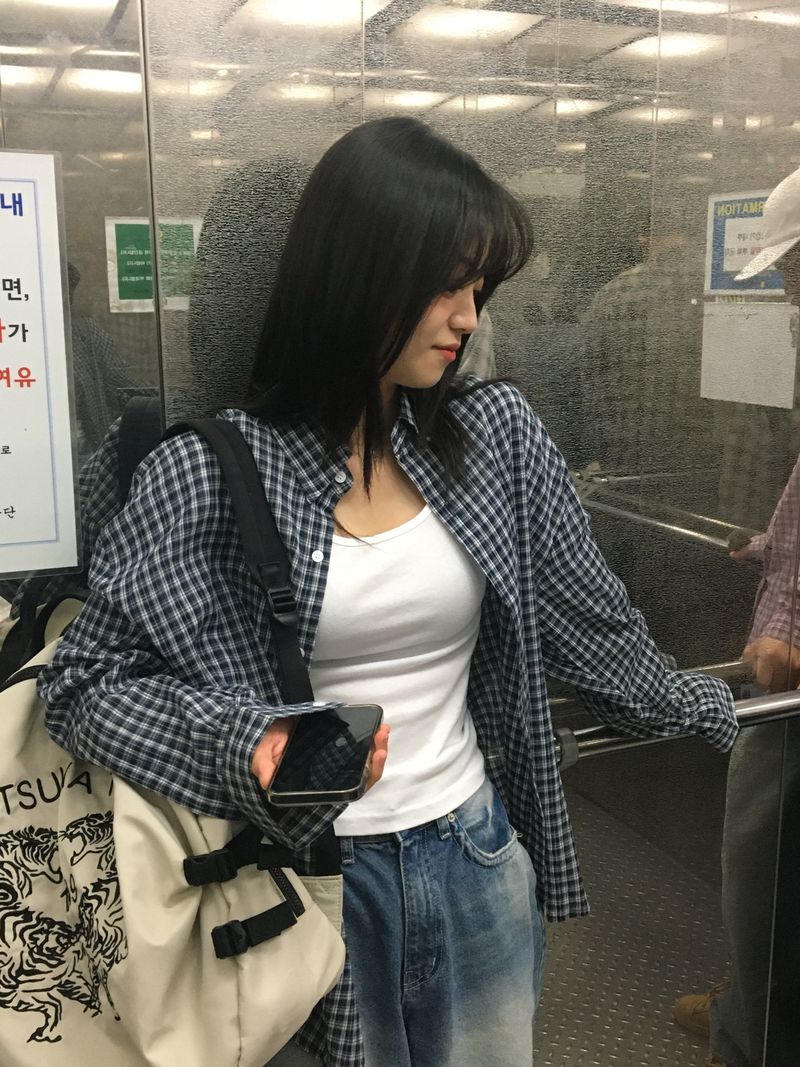 sorusoru（ソルソル）の「イージーチェックシャツ(2color)（トップス）」