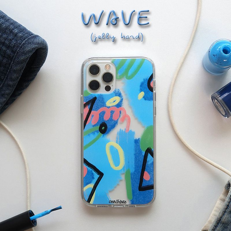 [MADE] WAVE phone case (jelly hard)