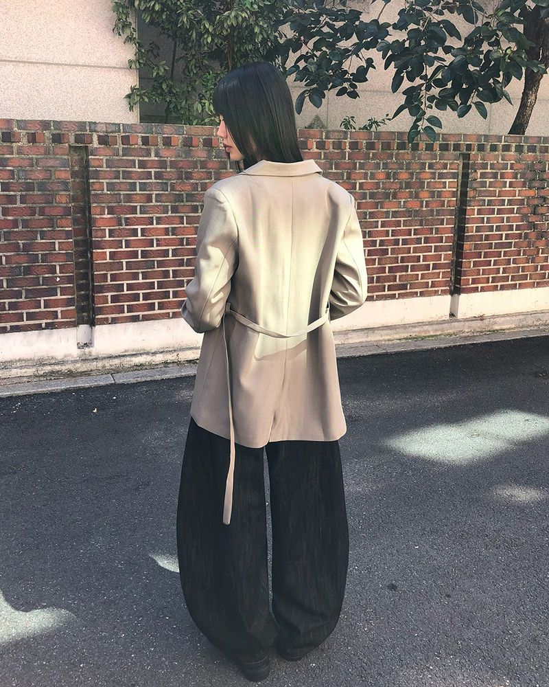 Visi lapel Collar Oversized Blazer Jacket