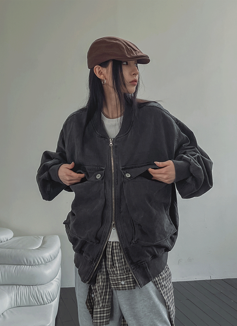 ULAN（ユレン）の「ハリーピグメントビッグポケットコットンワークジャンパー（Jackets/Outerwear）」