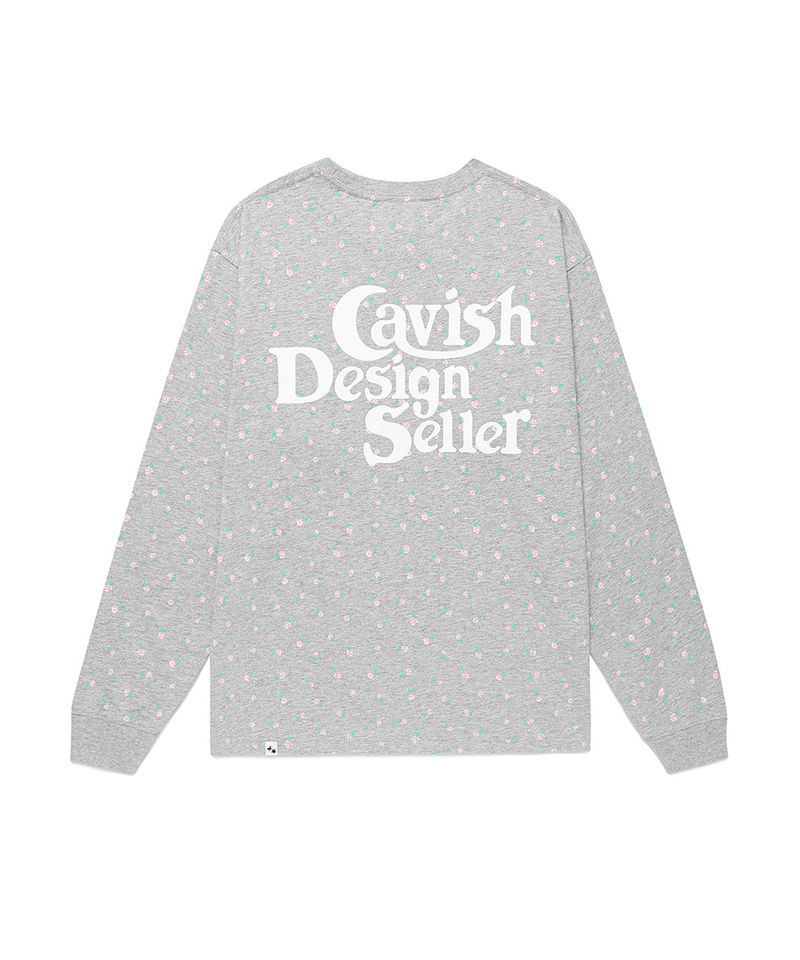 FLOWER SELLER LOGO LS TEE GREY(CV2GSUT551A)