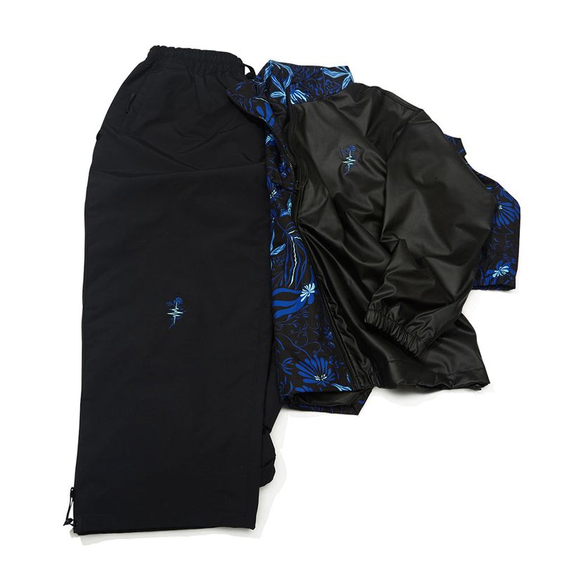 BSR2223FWJK062 J-BLUE FLOWER JACKET BLACK