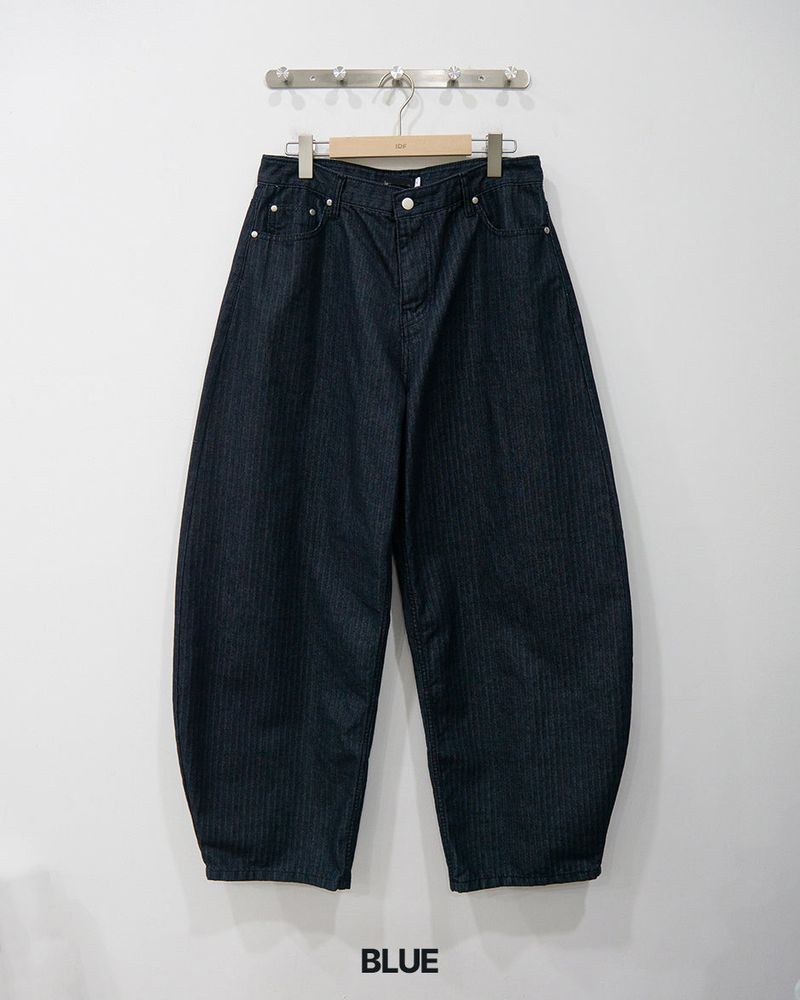 Warp Herringbone Stripe Pants