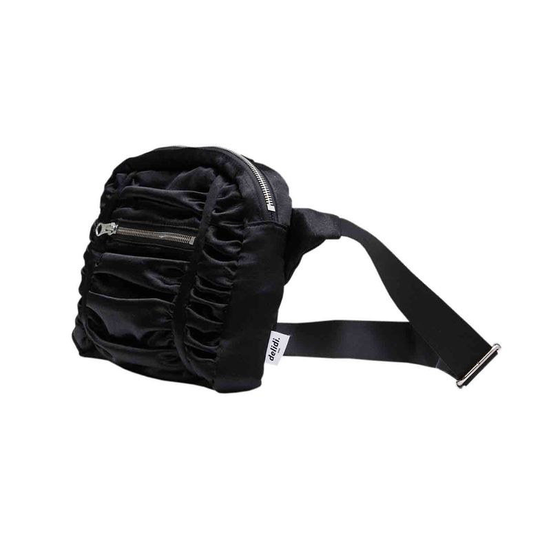 Luna shirring cross baga (black)