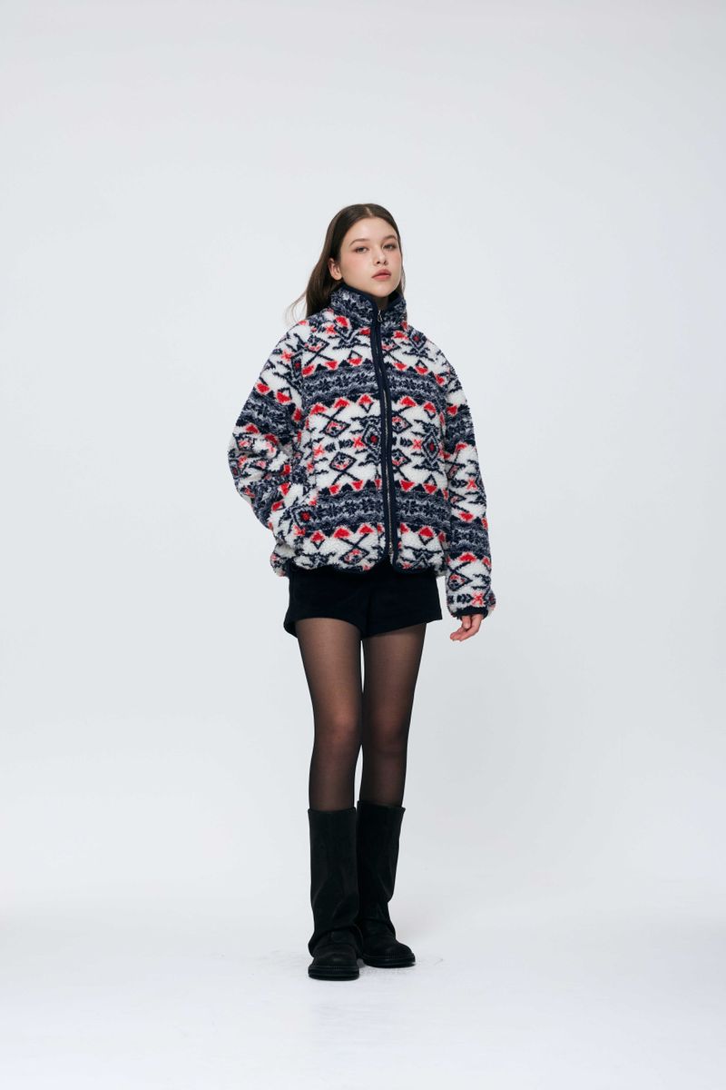 NORDEN FLEECE JACKET / NAVY