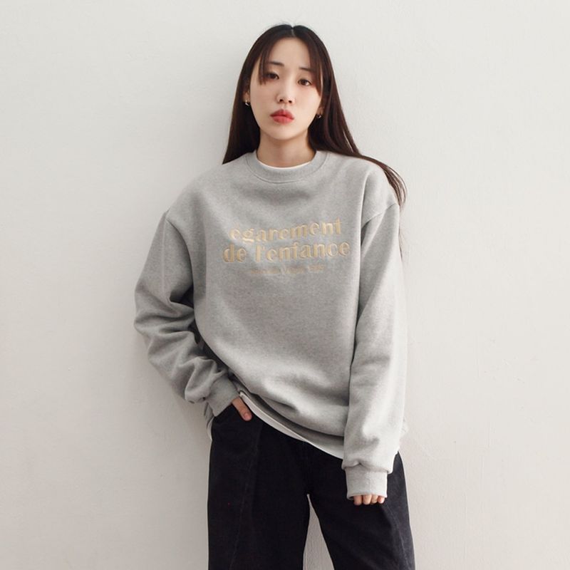 overworks（オーバーワークス）の「ランファンススウェットシャツ (GREY)（トップス）」