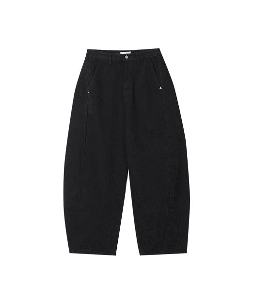 Bart Camo Cutout Wide Denim Pants
