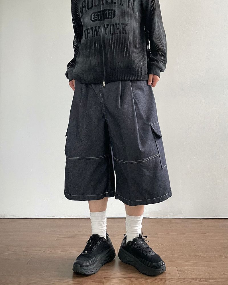 Diki Bermuda Denim Pants