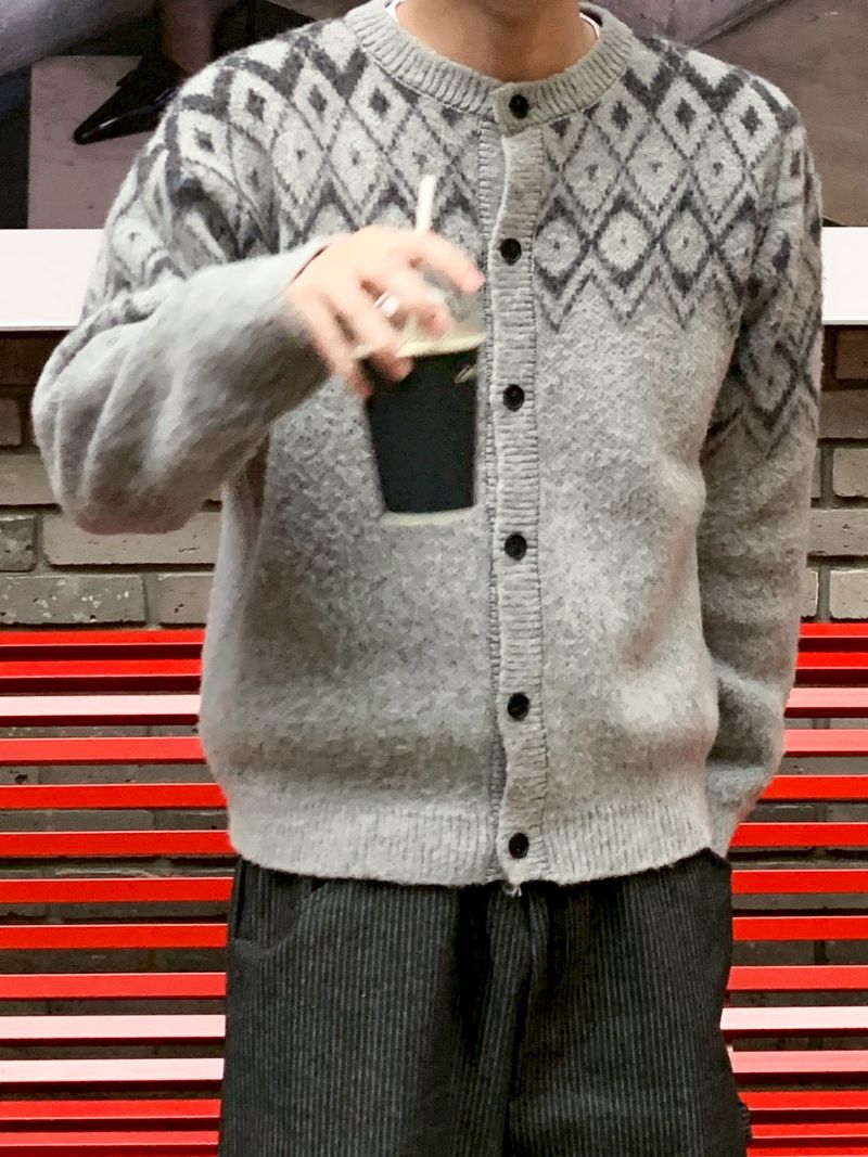 Is mohair Nordic cardigan