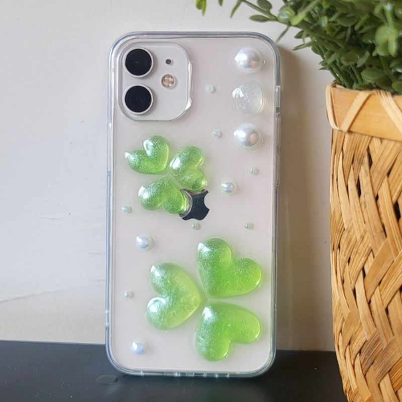 [MADE] Three-leaf clover Resin Case