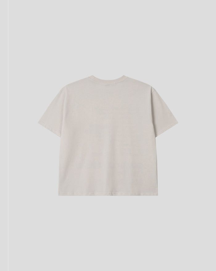 (UNISEX) Ss Slogan Over T-shirt