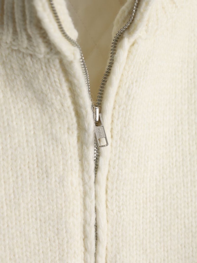 Knit Padded Zip-Up Ver2 6COLOR