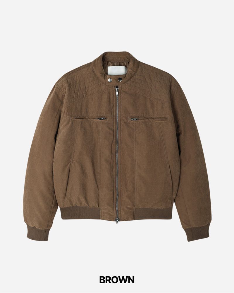 Biker Bomber Padding Jacket
