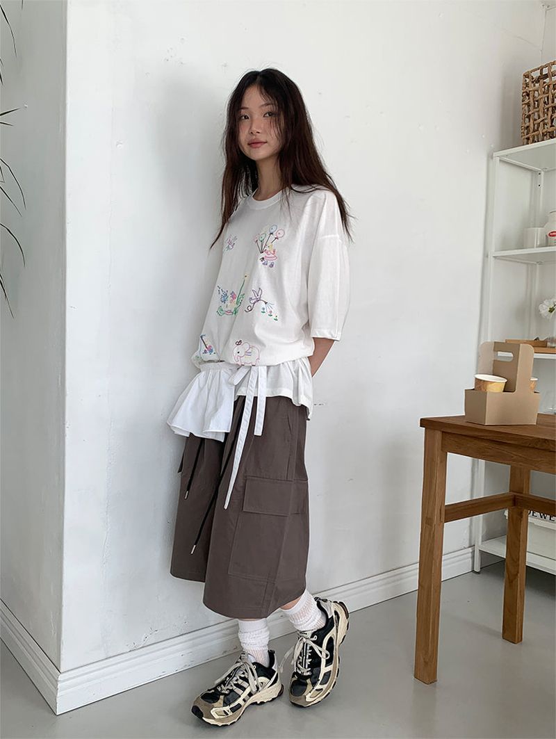LIGHT CARGO BERMUDA PANTS (3C)