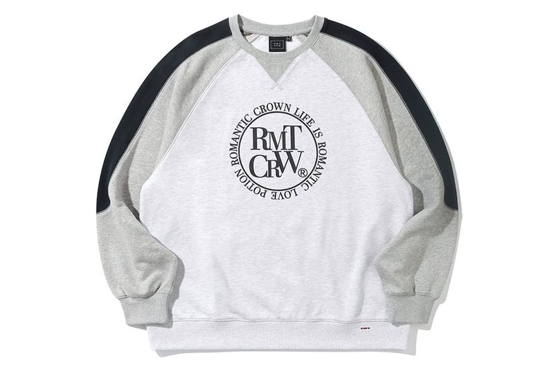 CIRCLE LOGO SWEAT SHIRT_LIGHT GREY