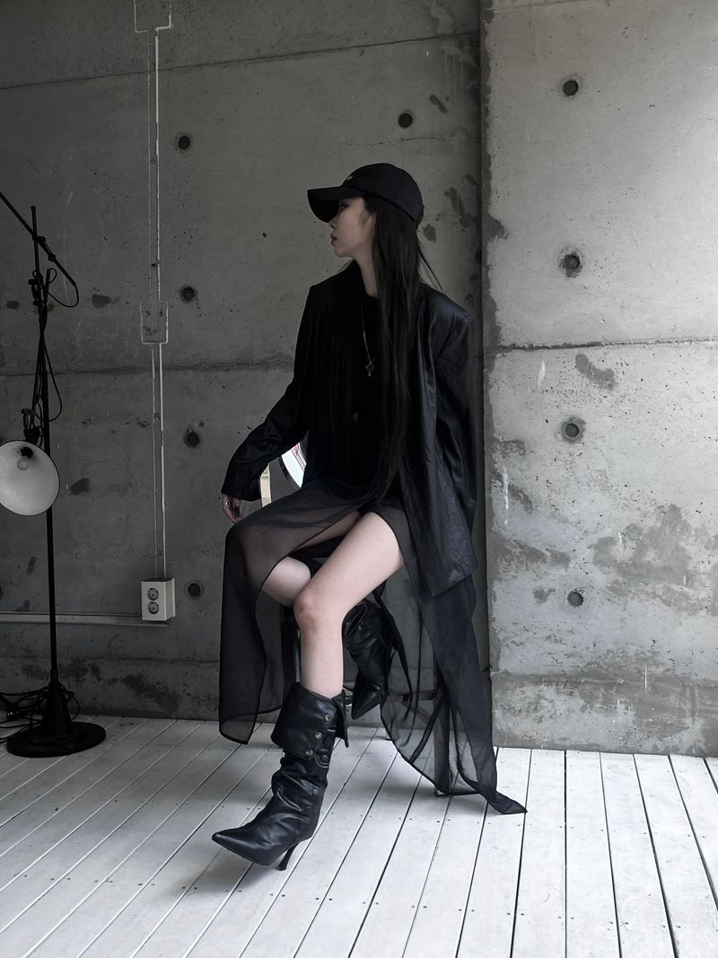 cliche wave anorak jacket (2color)