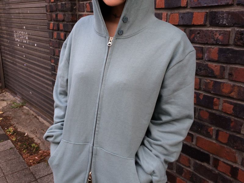 Haze Flower Hooded Zip-Up