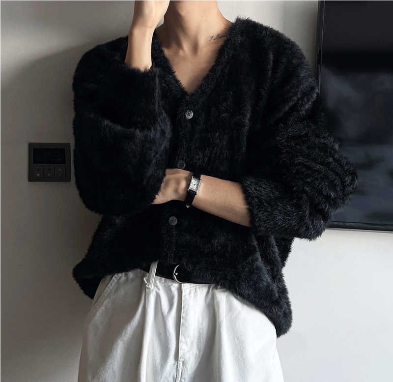 london mohair cardigan