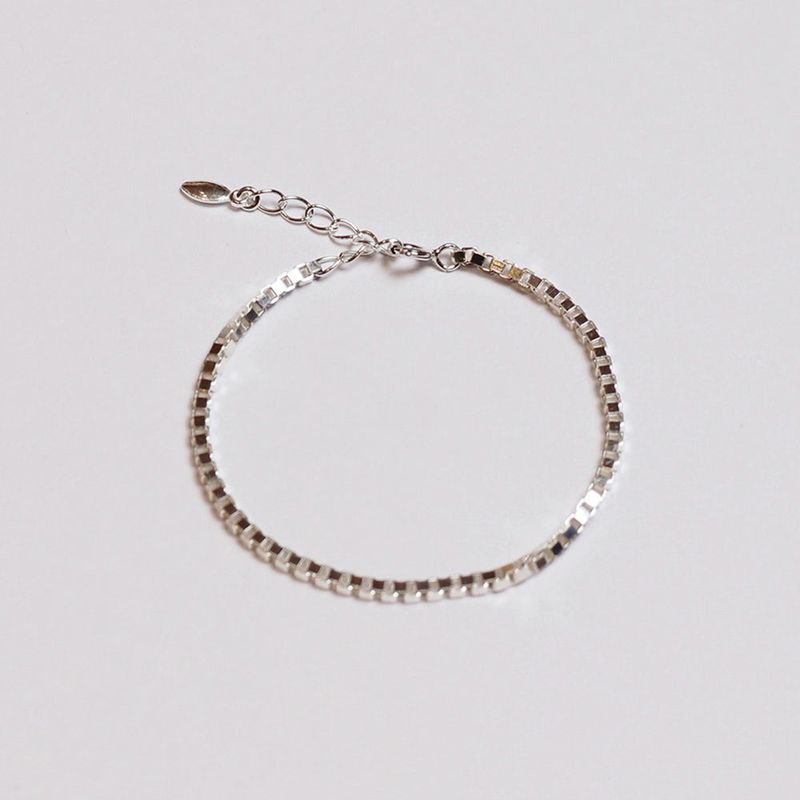 シルバーボクシーブレスレット