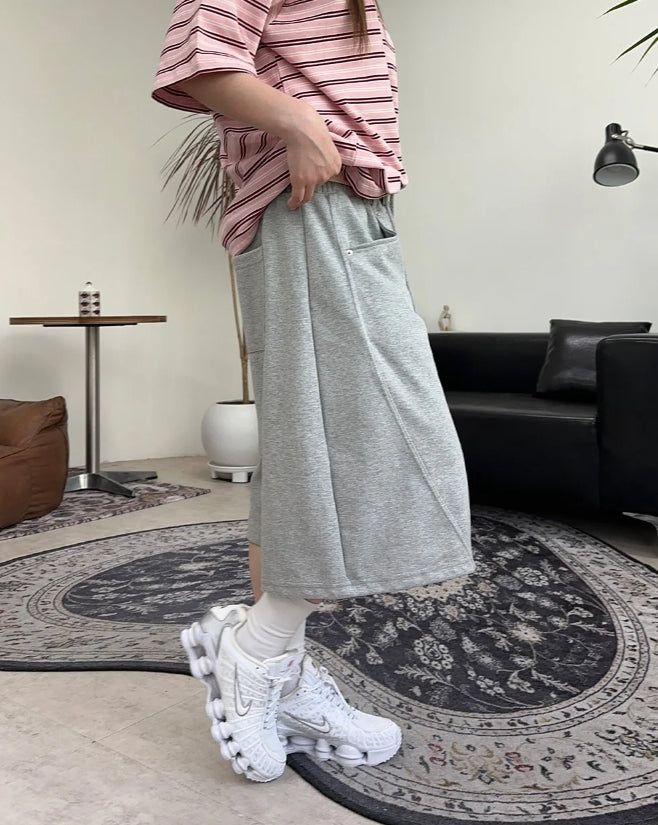 Medi Curve Sweat Bermuda Pants