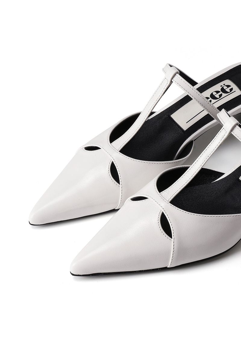 LIZ CUT-OUT STILETTO HEEL_3COLORS