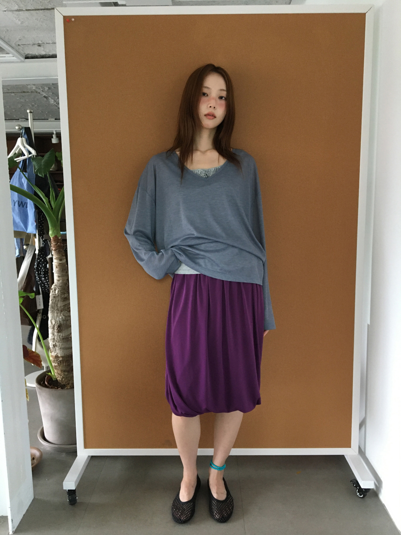 DUGGY（ダギー）の「Cinnamon Summer V-neck Knit (6color)（Tops）」