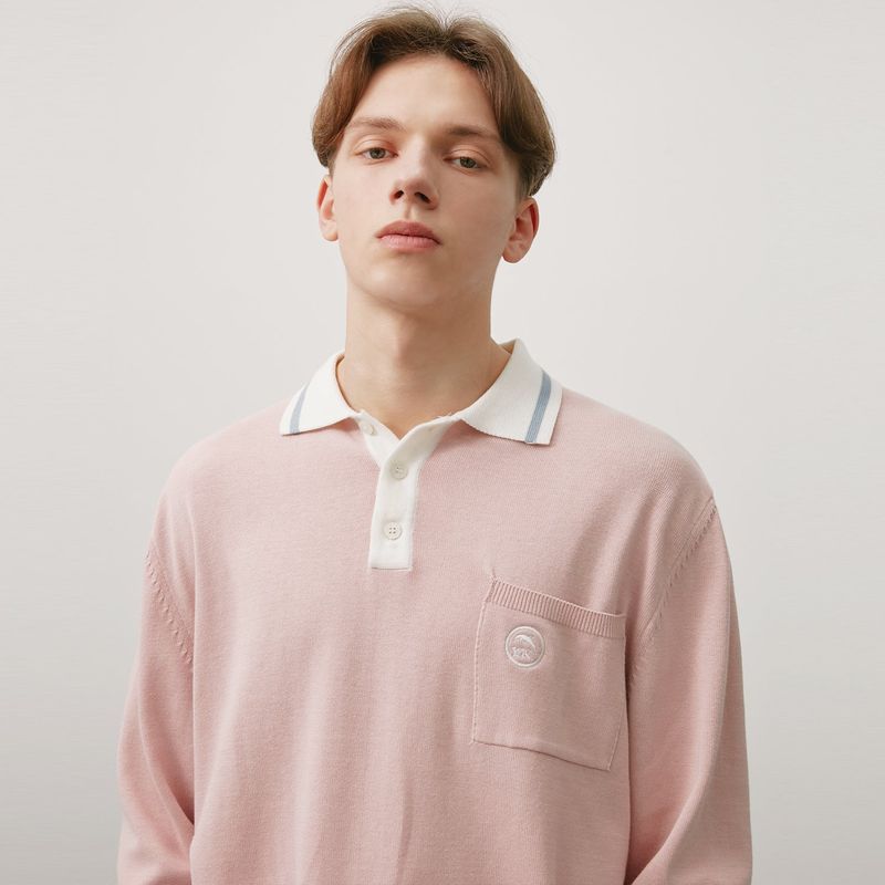 Line Collar Knit