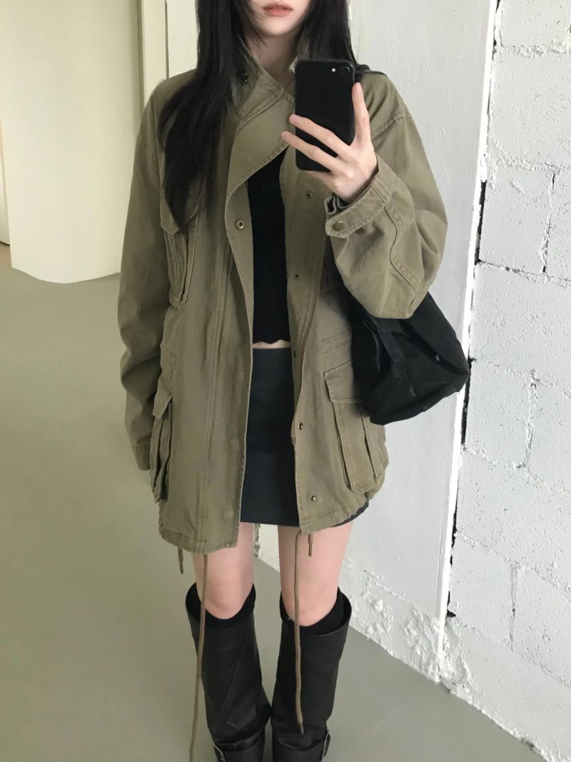 Washed Field Jacket (2 colors)