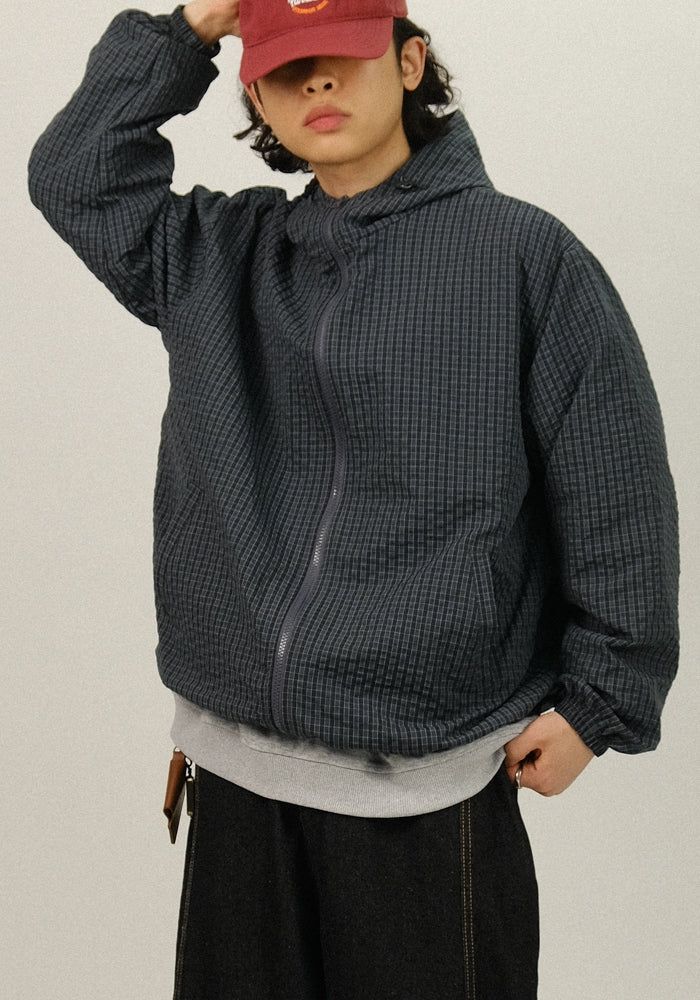 SEMIKAJI（セミカジ）の「ED チェックホディウィンドブレーカー（ジャケット/アウター）」