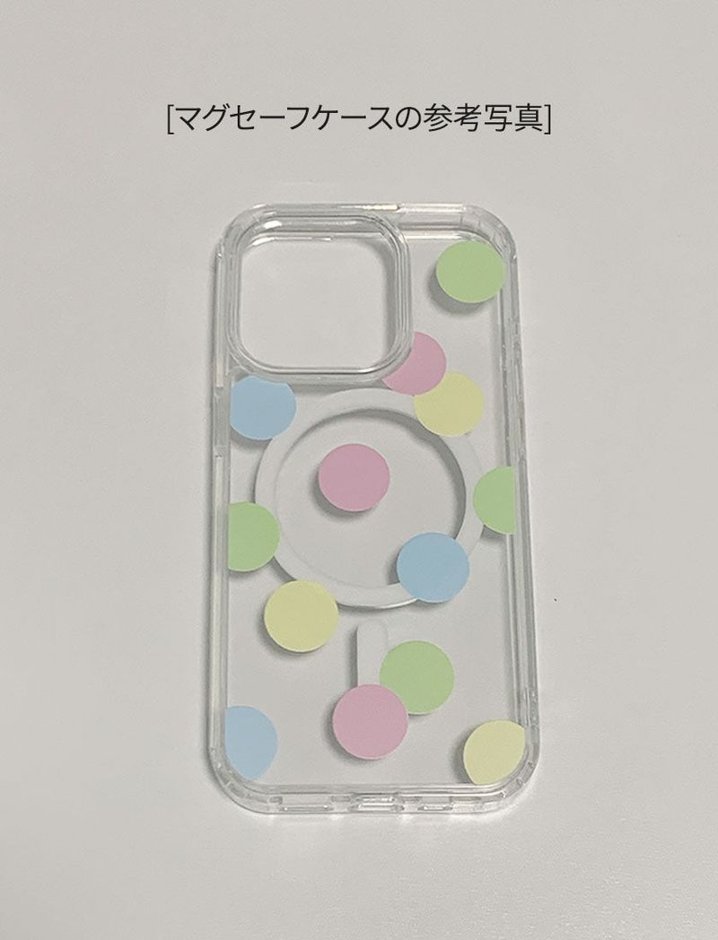 【マグセーフケース】ベベドットケース ピンク