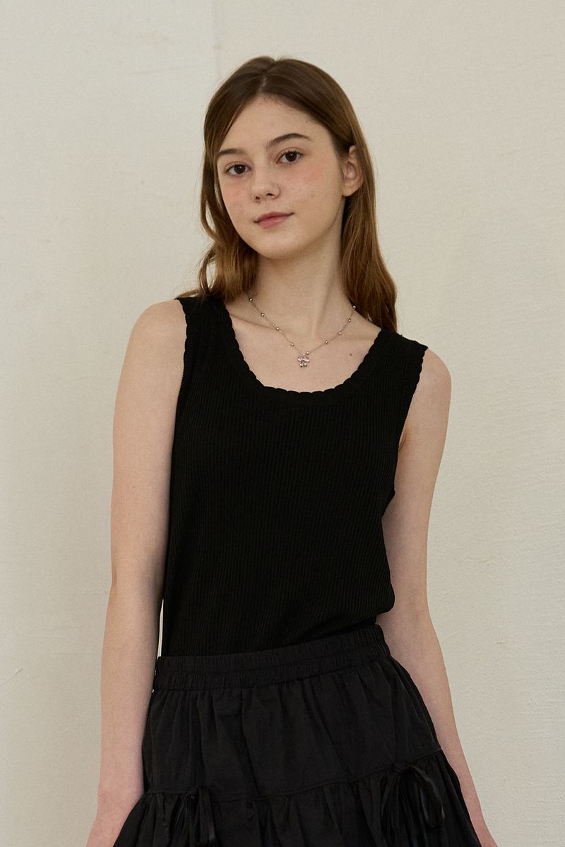 TWINKLE RIBBON CHAIN NECKLACE (2 COLORS)