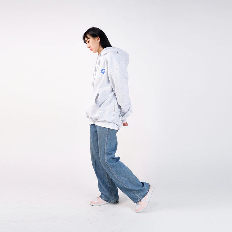 GOOFOFF MAIN LOGO HOODIE - ( Ash Gray )