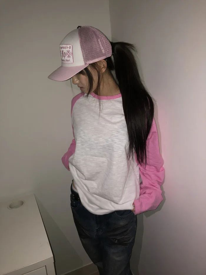 Let's Pink Raglan Tee