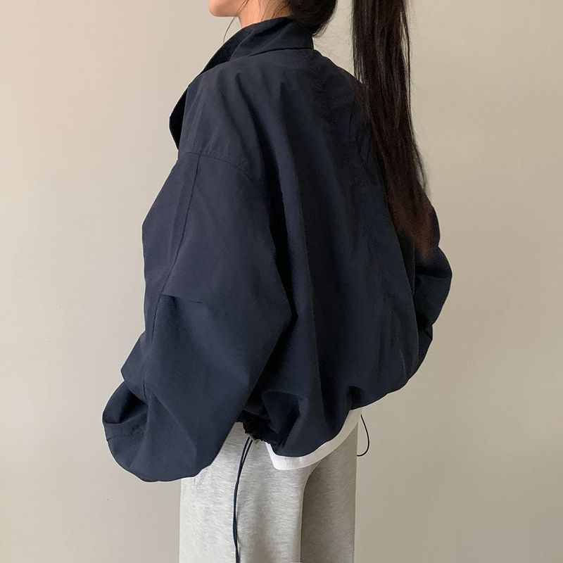 [Bellide made] Return Overfit Two-Way Pintuck Field Jacket