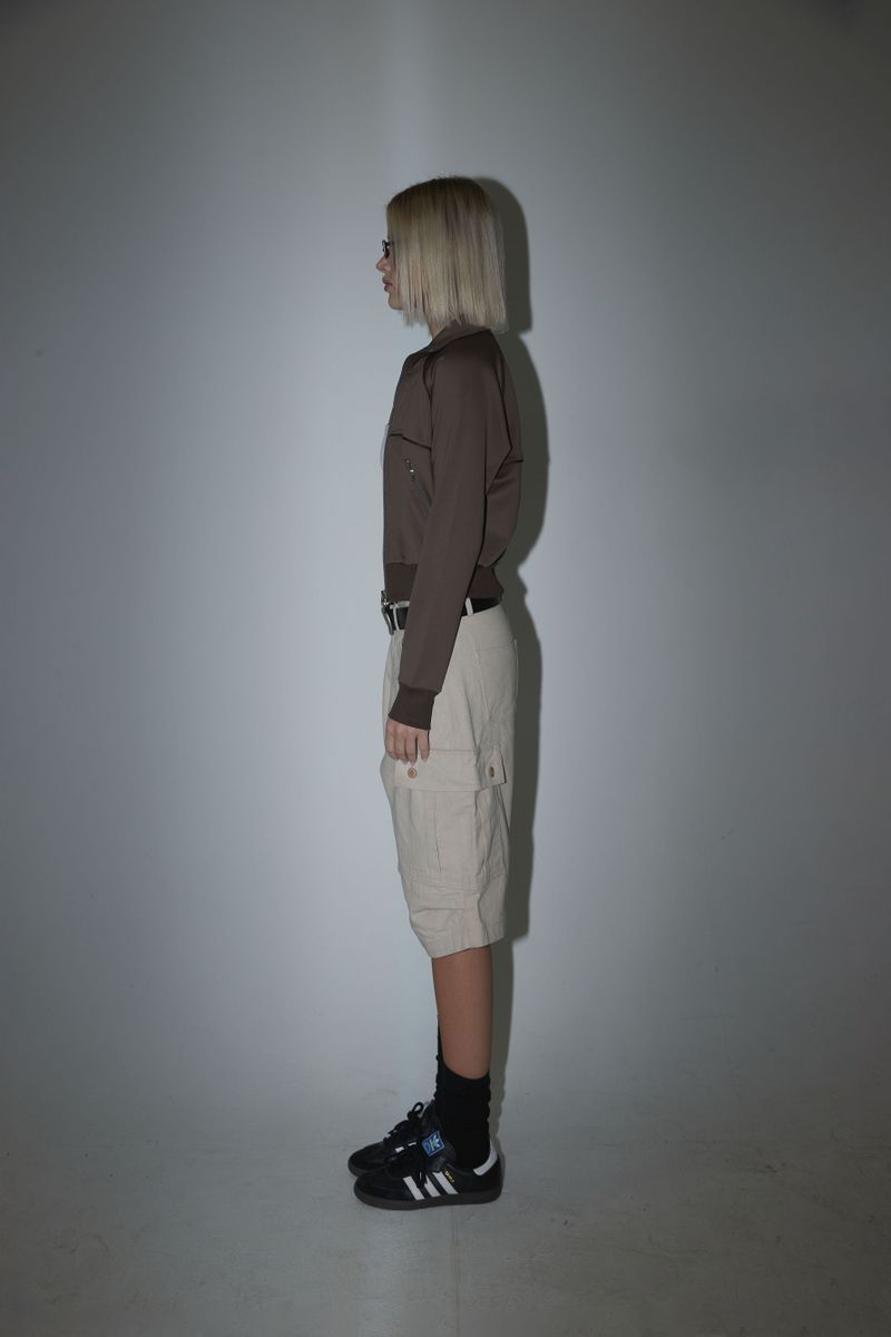 BEIGE CARGO PANTS
