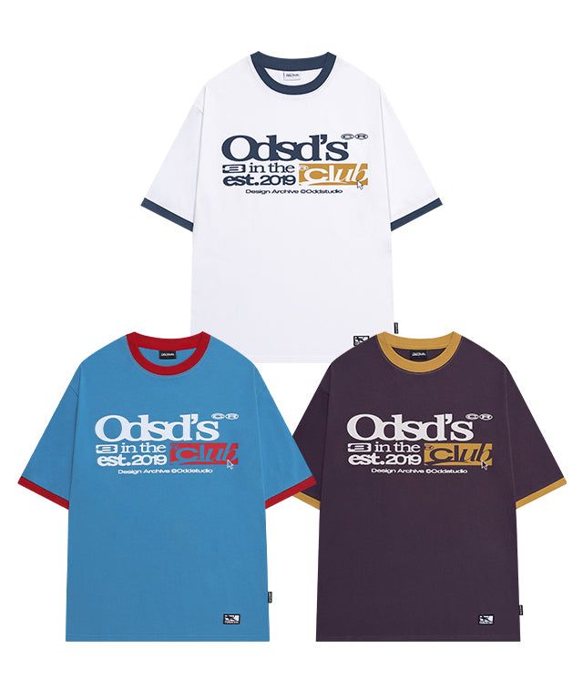 ODDSTUDIO(オッドスタジオ)の「Odsd Ringer Color Block Overfit T-shirt - 3COLOR(Tops)」