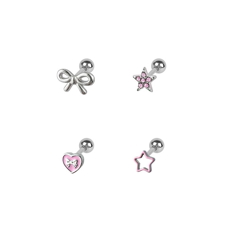 VVV（ブイブイブイ）の「[SET] Fairy Star Ribbon Heart Piercing（Accessories）」