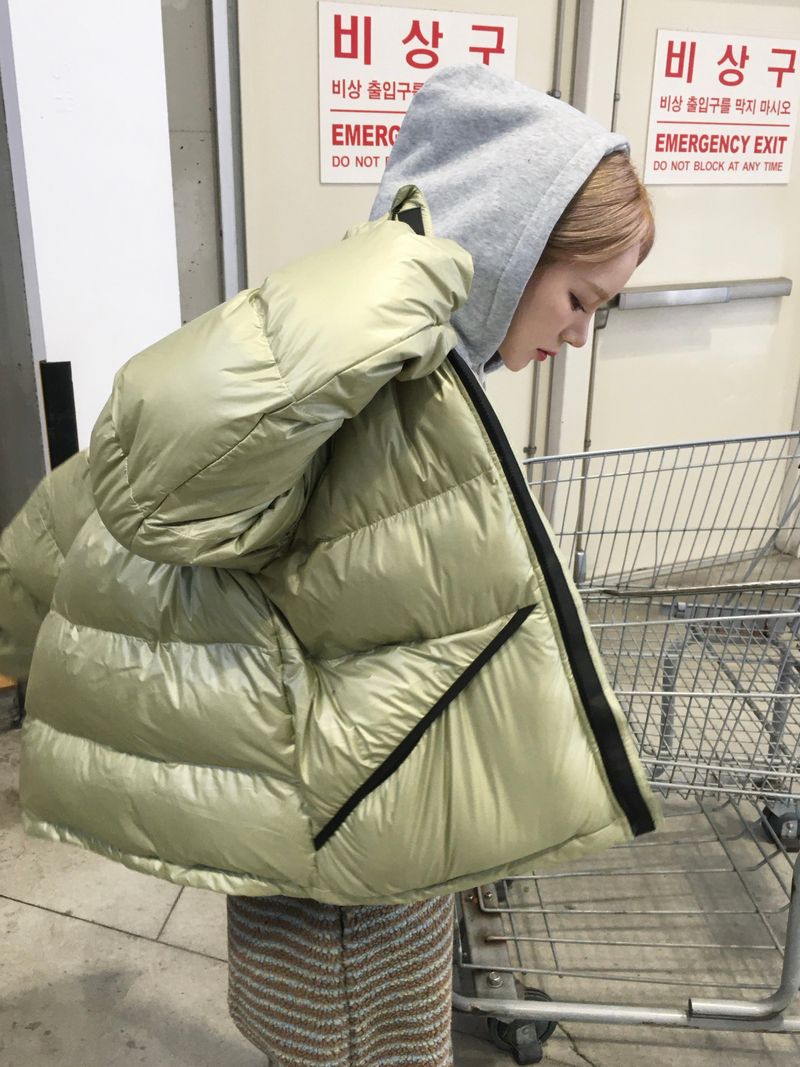 Arctic Glossy Puffer Short Padding (5c)