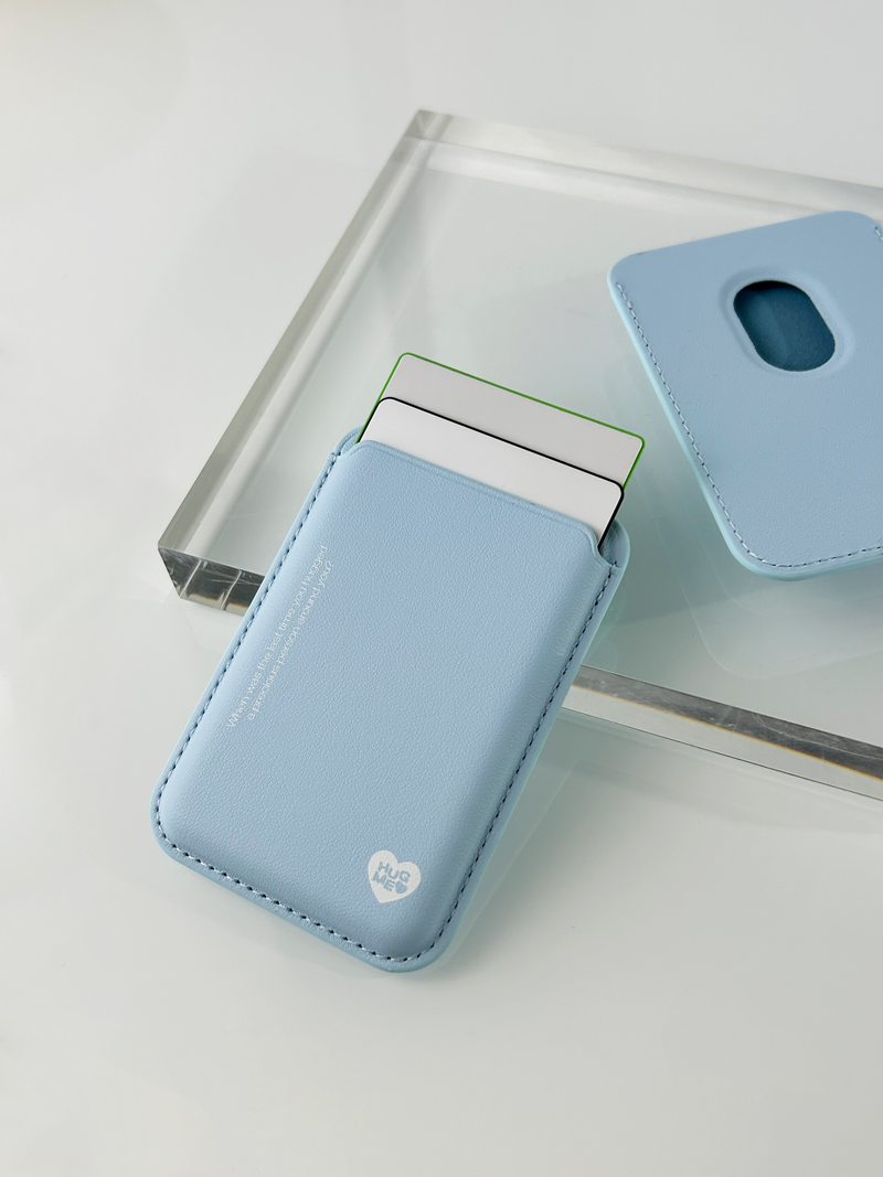 HugMe Magsafe Card Slot(Sky Blue)