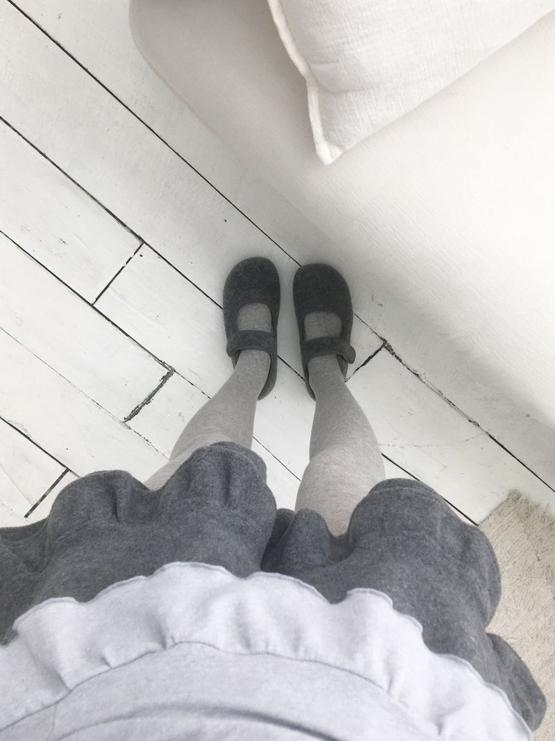 fleece frill shorts