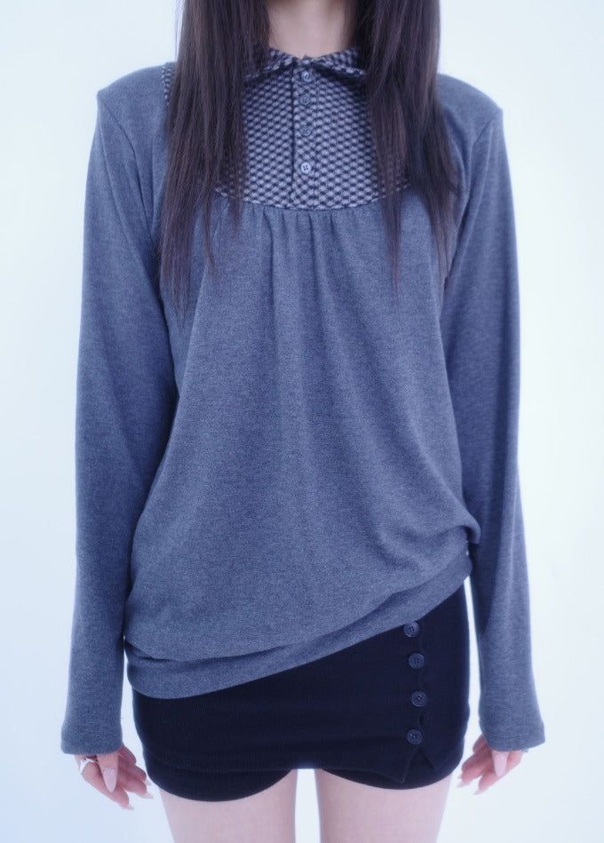 イーデンチェックTシャツ