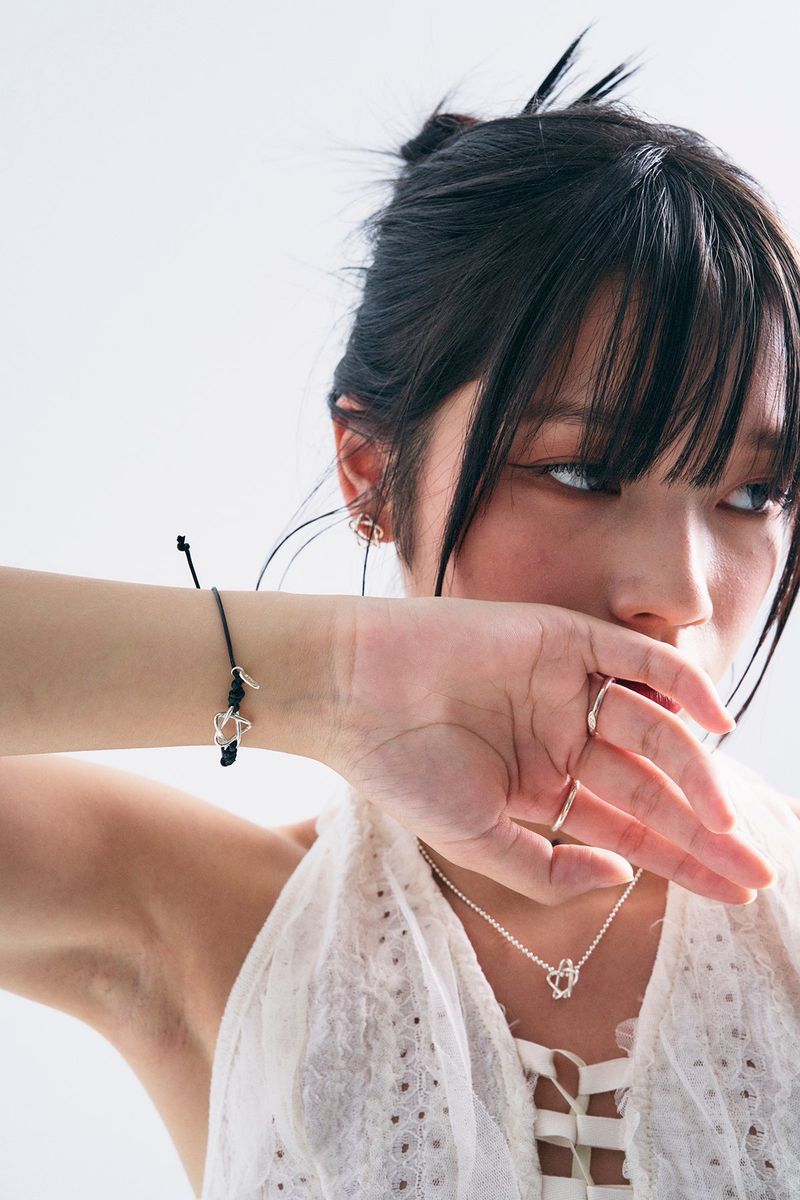 NO.406 STAR LOGO KNOT BRACELET