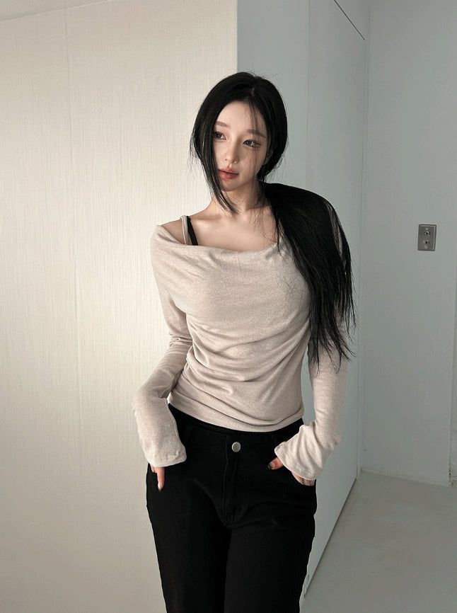 Soft Drape Slim Top