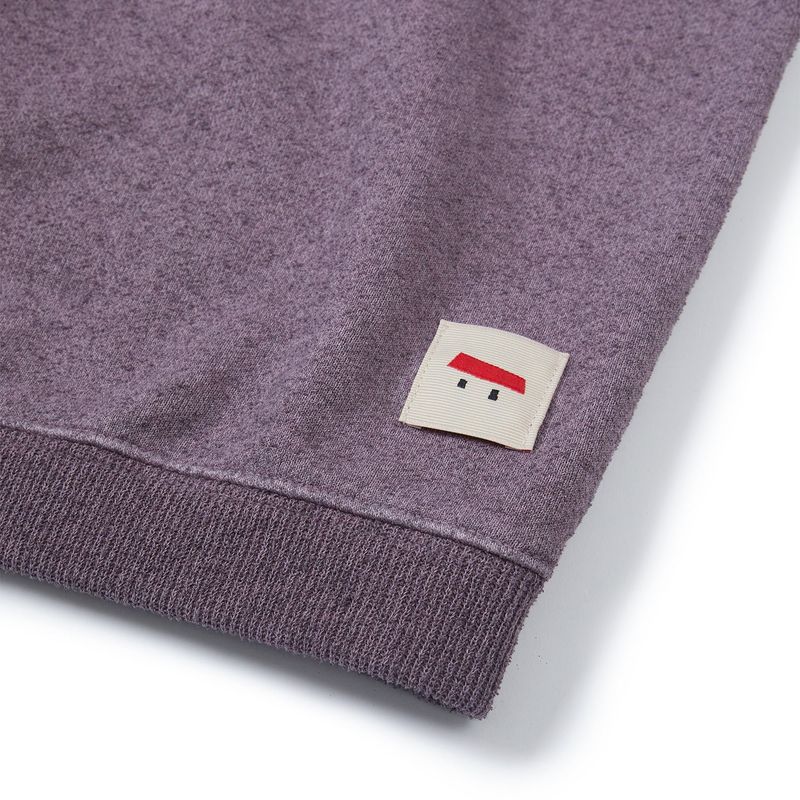 [OATSLIFE] Milk foam pullover / Plum ash