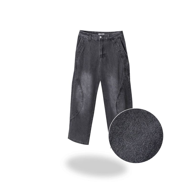 Trip Curved Denim Pants (2 Colors)