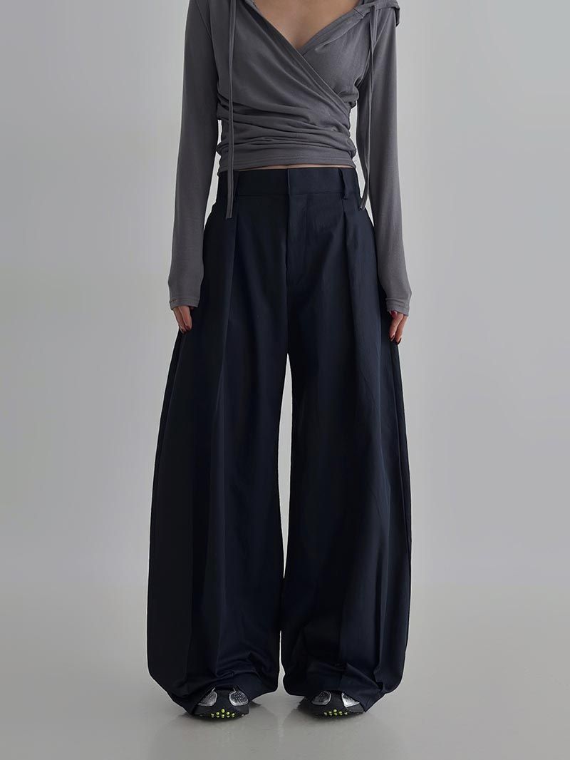 ASCLO Balloonfit Hem Darts Slacks (3color)