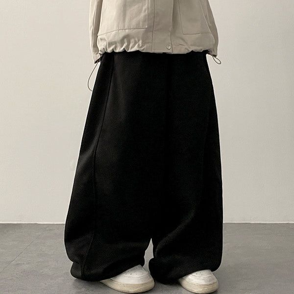 Pmon Side Slit Line Training Wide Pants