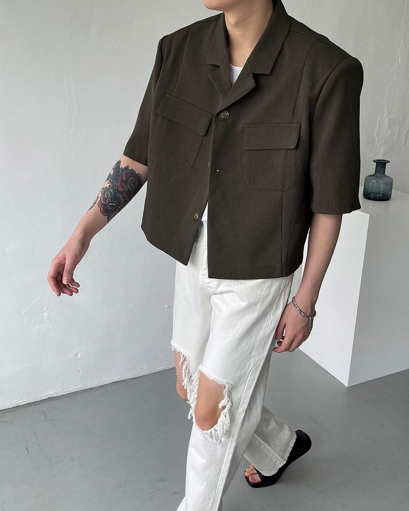 TAP Dewine Cropped Jacket (2 colors)