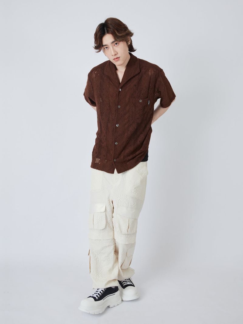 PSYCHO CYCLE（サイコーサイクル）の「CROPPED WIDE CARGO PANTS（Pants）」