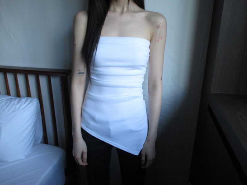 shirring unbal tube t